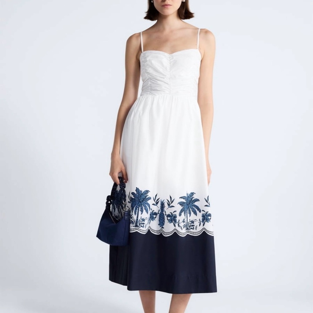 NWT Free Assembly cotton sleeveless midi dress